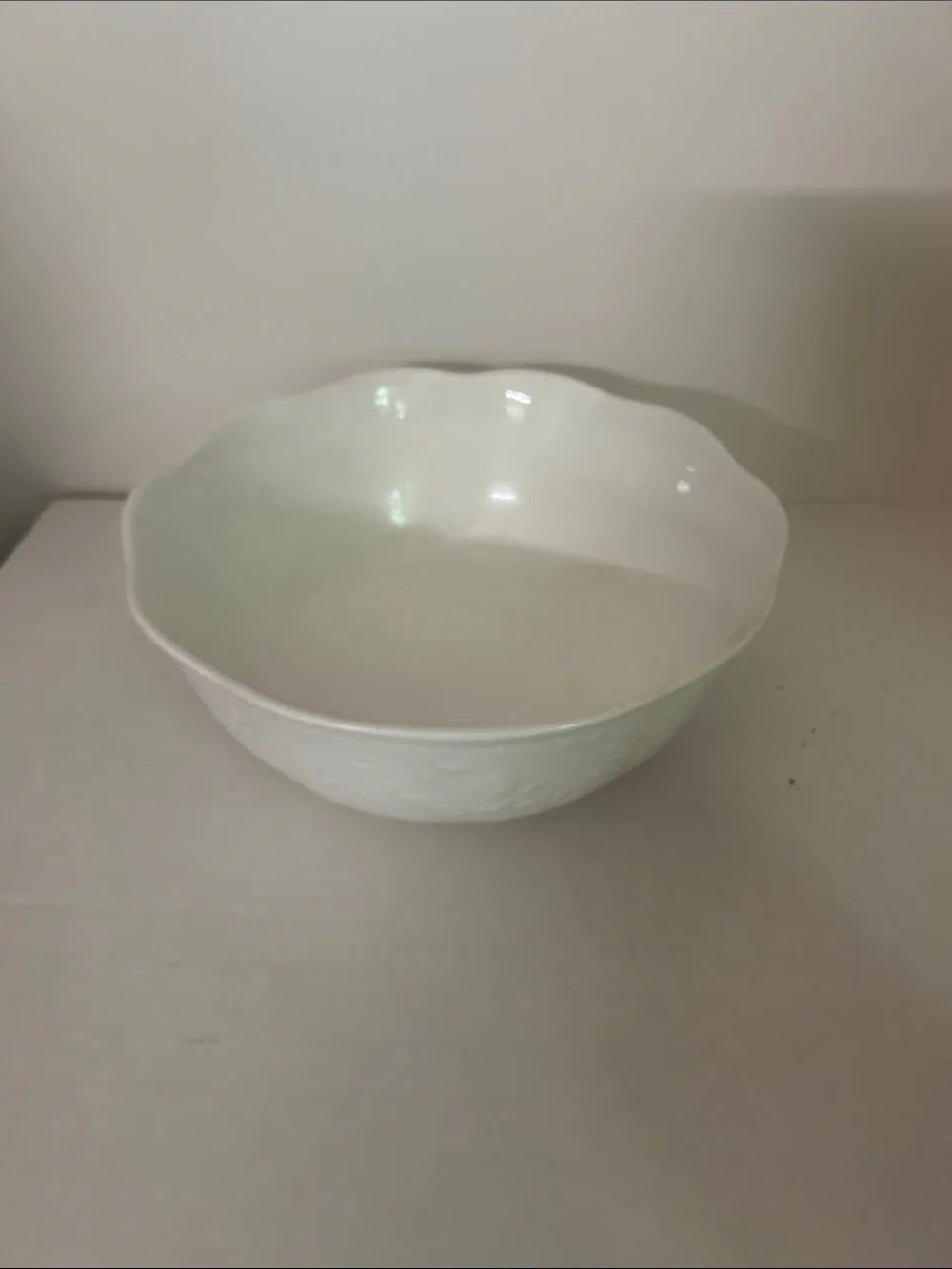 Vintage Lenox White Ceramic Serving Bowl - Butterfly Meadow Cloud Replacement